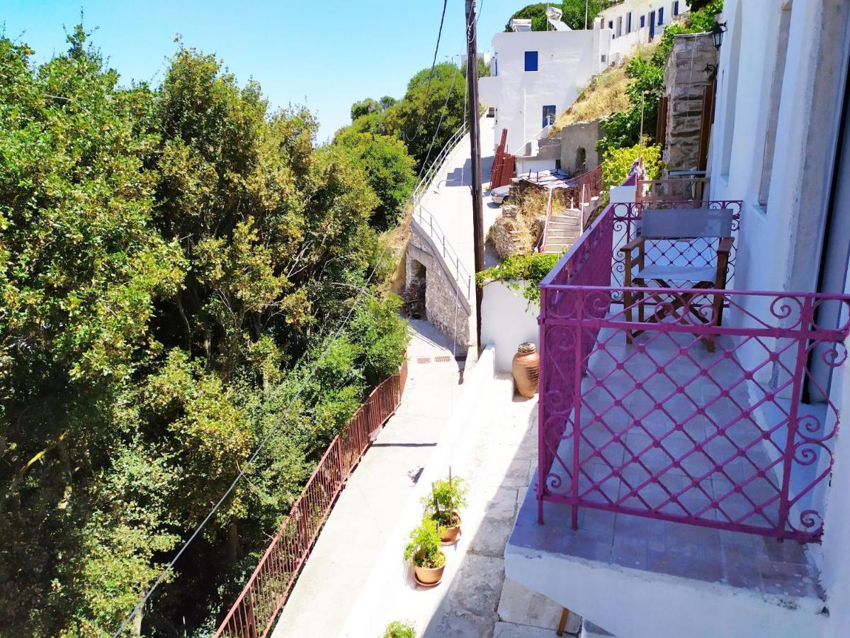 Traditional Family House, Ground Floor With Yard Koronos Dış mekan fotoğraf