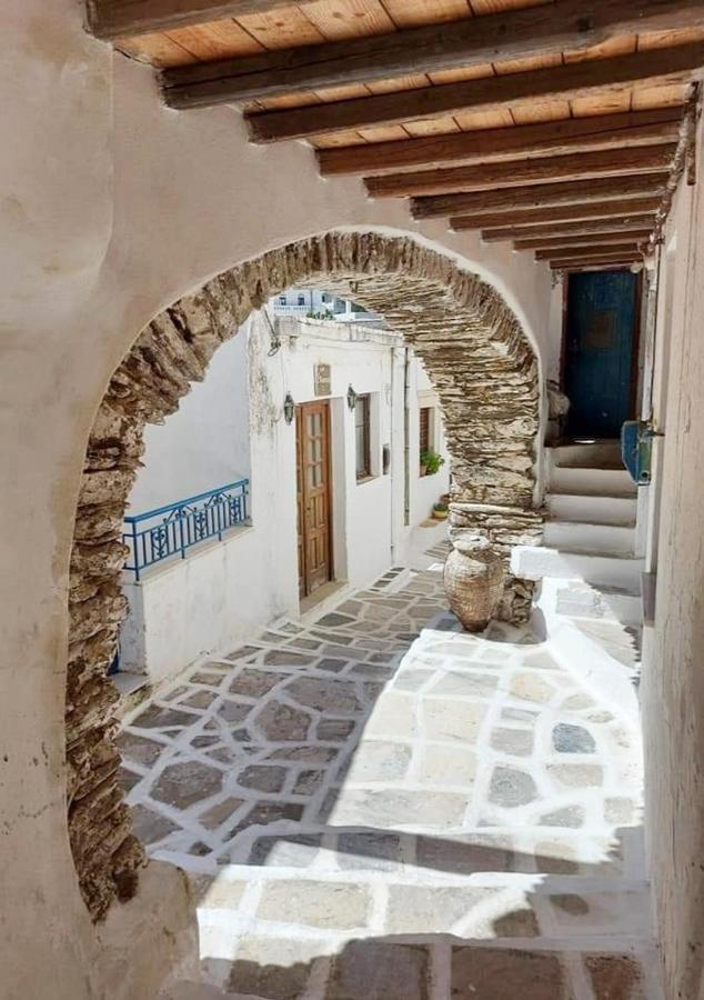 Traditional Family House, Ground Floor With Yard Koronos Dış mekan fotoğraf